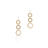 Kolczyki złote geometryczne