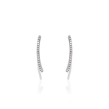 Kolczyki białe złoto z diamentami