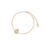 Bransoleta srebrna pozłacana