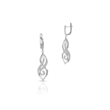 Kolczyki srebrne z cyrkoniami