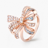 Pierścionek srebrny Balerina