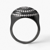 Pierścionek srebrny Meteory