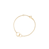 Bransoletka złota z motywem przeplatanych obręczy