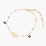 Bransoleta srebrna Follow