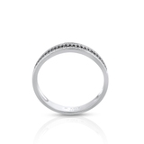 Pierścionek złoty z diamentami