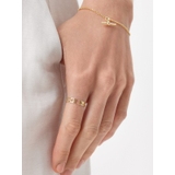 Pierścionek złoty ażurowy