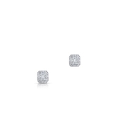 Kolczyki białe złoto z diamentami