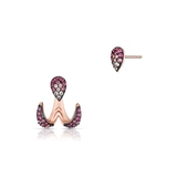 Kolczyki srebrne Preludium Paradise Birds