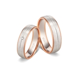 Komplet obrączek złotych ROSSA