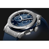 ZEGAREK HUBLOT CLASSIC FUSION CHRONOGRAPH TITANIUM BLUE