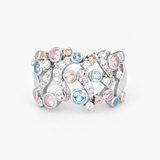 Pierścionek srebrny Balerina