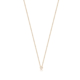 Naszyjnik złoty z cyrkonią