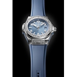 ZEGAREK HUBLOT BIG BANG ONE CLICK STEEL COAL BLUE DIAMONDS