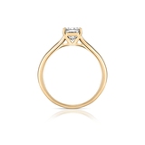 Pierścionek zaręczynowy złoty Niezwykły