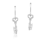 Kolczyki srebrne Baśniowa