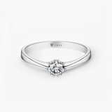 Pierścionek zaręczynowy złoty Jedyny