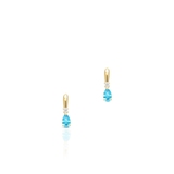 Kolczyki złote z cyrkoniami