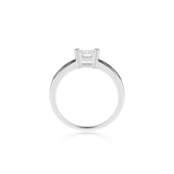 Pierścionek srebrny ze spinelami i cyrkonią