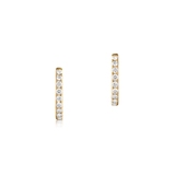 Kolczyki złote z brylantami