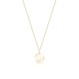 Wisiorek złoty literka M