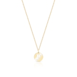 Wisiorek złoty literka F