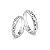 Obrączka srebrna z cyrkonią SENTIERO