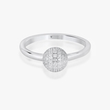 Pierścionek srebrny z cyrkoniami