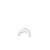 Kolczyk srebrny księżyc