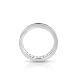 Pierścionek białe złoto z brylantami