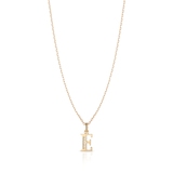 Wisiorek złoty literka E