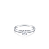 Pierścionek zaręczynowy złoty Szczęśliwy