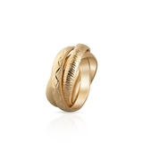 Pierścionek złoty potrójny