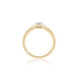 Pierścionek zaręczynowy z brylantem