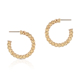 Kolczyki złote koła