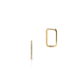 Kolczyki złote z cyrkoniami