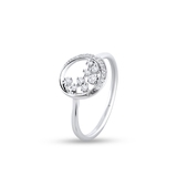 Pierścionek złoty z diamentami Galaktyka