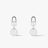 Kolczyki srebrne z perłami