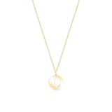 Wisiorek złoty literka O