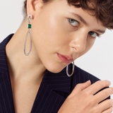 Kolczyki srebrne z cyrkoniami Ceremonials