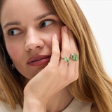 Pierścionek srebrny Kwiaty Nocy Limonki