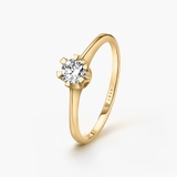 Pierścionek zaręczynowy złoty Jedyny