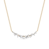 Naszyjnik złoty z diamentami Galaktyka