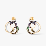 Kolczyki złote Preludium Paradise Birds