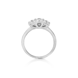 Pierścionek zaręczynowy złoty Wieczny