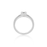 Pierścionek zaręczynowy złoty Szczęśliwy