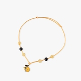 Bransoletka sznurkowa z pszczółką