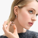 Kolczyki srebrne ażurowe