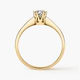 Pierścionek zaręczynowy złoty Jedyny