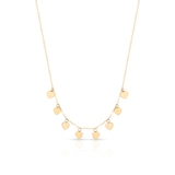 Naszyjnik złoty z serduszkami