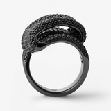 Pierścionek srebrny Meteory